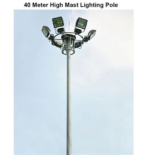 Mild Steel Multi Arm Meter High Mast Lighting Pole At Rs Piece