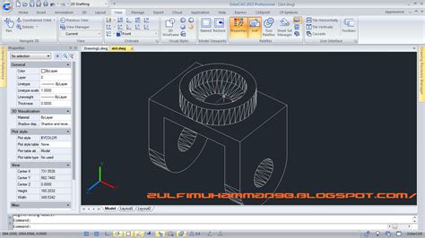 Cara Membuat Object 3d Dalam Autocad