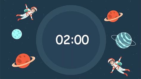 Space Theme Minute Countdown Timer Youtube