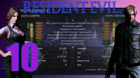 Resident Evil 6 Koop Leon 10 Ende Von Kapitel Eins Let S Play