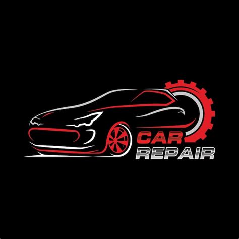 Premium Vector Minimalist Car Repair Logo Design Template Car Repair