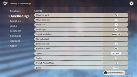 How To Change Controls In Genshin Impact Genshin Impact Guide Ign