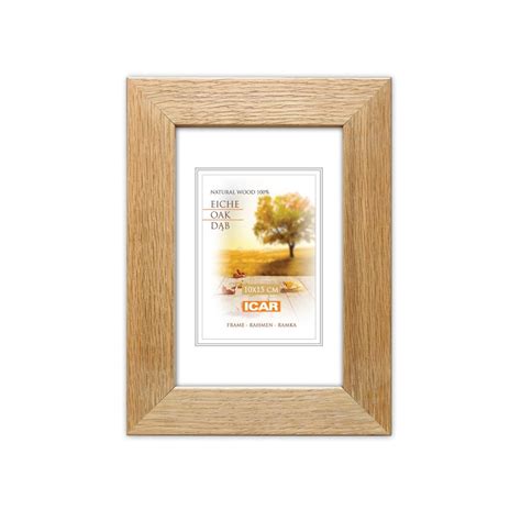 Solid Oak Photo Picture Frame Portrait Landscape Print X Etsy Uk