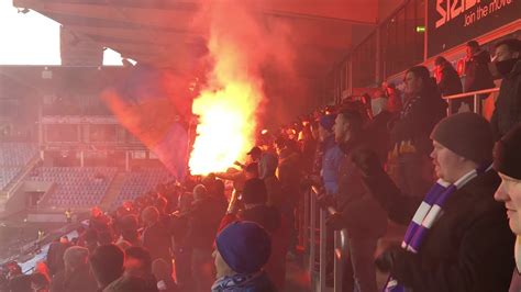 IFK Norrköping Örebro SK Pyro på Curva Nordahl YouTube