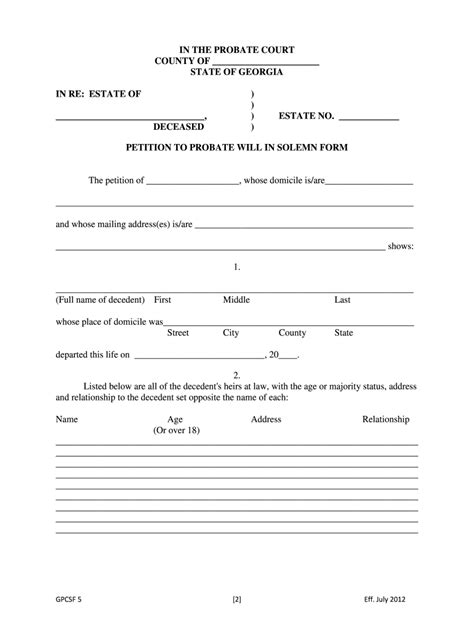 Georgia Probate Handbook Fill Out Sign Online Dochub