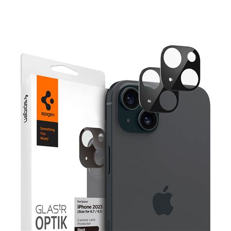 Spigen Optik Lens Protector (2 Pack) for iPhone 15 Plus/ iPhone 15 and ...