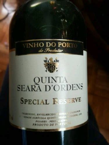 Seara D Ordens Special Reserve Porto Vivino Us