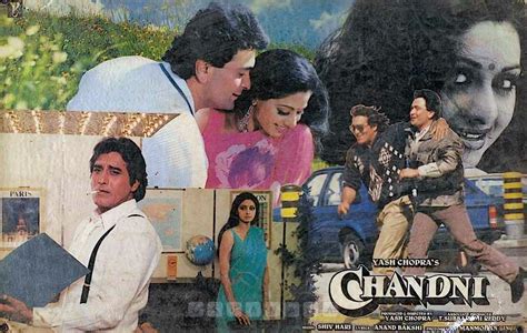 Sridevi: Rare posters of the Bollywood film Chandni (1989)