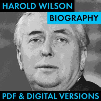 Prime Minister Harold Wilson Biography Research Grid Pdf Google