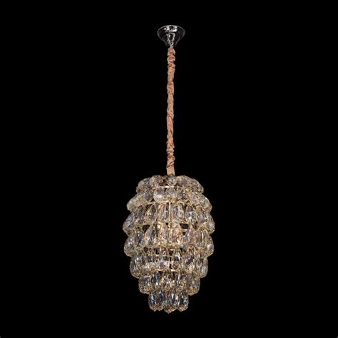 230v 40W E14 Diana Amber Crystal Chandelier K Light