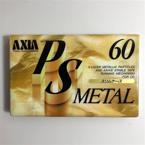 Yahooオークション カセットテープ メタルテープ Axia Ps Metal 60