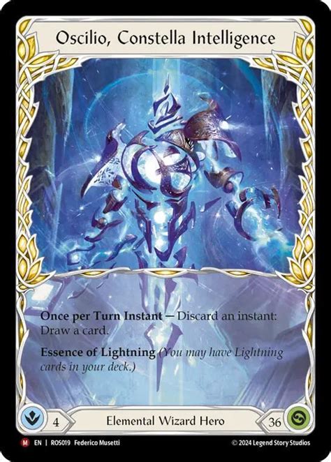 Oscilio Constella Intelligence Rosetta Flesh And Blood TCG