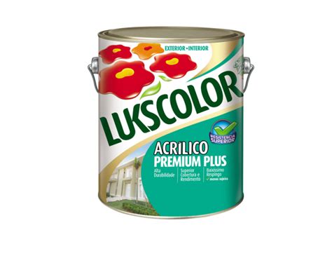 Tinta Acrilica Fosca Premium Amarelo Can Rio L Lukscolor Barcelona