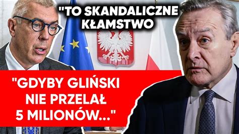 Oszczerstwa Nagły atak Giertycha Gliński To skandaliczne kłamstwo