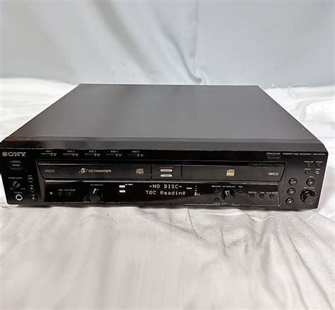 Sony Rcd W C Cd Changer And Recorder Working Reverb