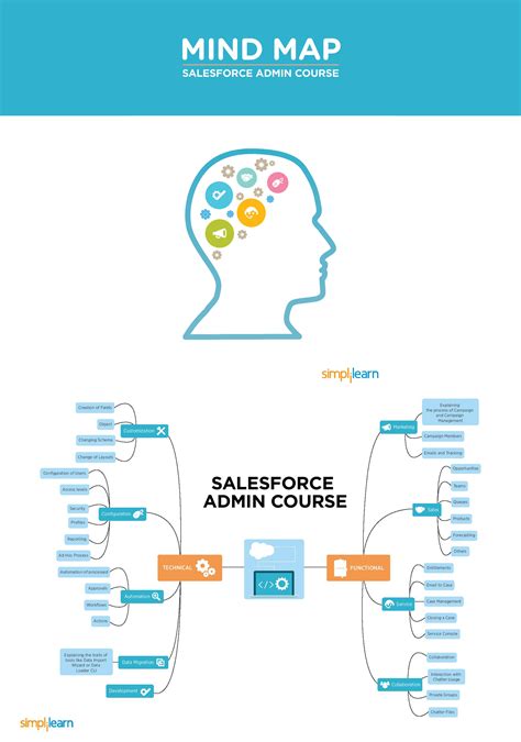 Infographic Salesforce Admin Mind Map Forcetalks