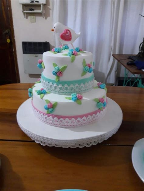 Bird Cake Torta Pajarito Para Bautismo Cake Desserts Food