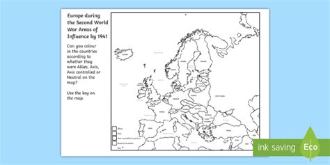 Blank Map Of Europe World War Edithe Marchelle