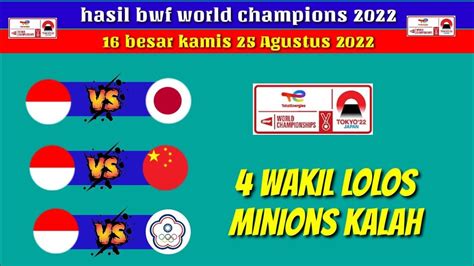 Hasil Badminton Live Hari Inibulu Tangkis 2022 Live Hari Ini16 Besar