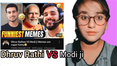 DHRUV Rathi VS Modi Ji FUNNIEST MEME Fukrainsaanlive4744 NEW VIDEO