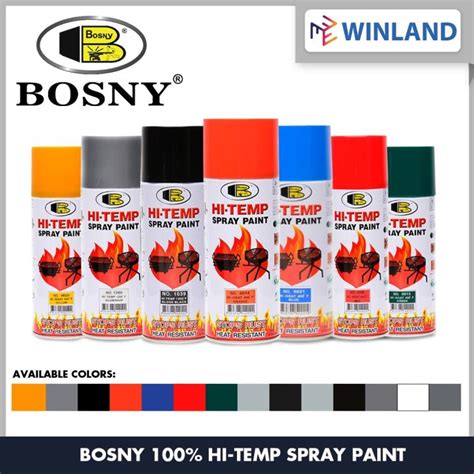 Bosny By Winland High Heat Hi Temp Resistant F Spray Paint