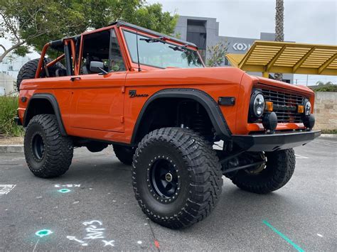 1973 Burnt Orange Classic Ford Bronco | Custom Classic Ford Bronco ...