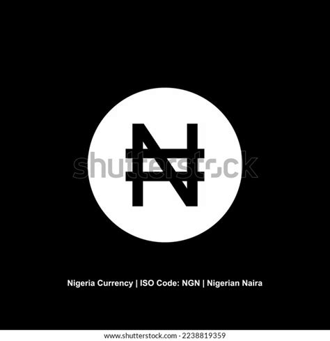 Nigeria Currency Symbol Nigerian Naira Icon Stock Vector (Royalty Free ...