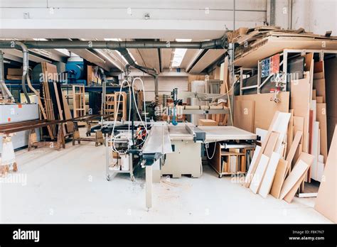 Skateboard Making Carpentry Workshop Stock Photo Alamy