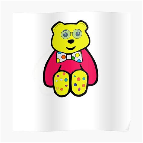 "Pudsey Bear 2022 - Pudsey Bear stickers" Poster for Sale by Isfaouneyk ...