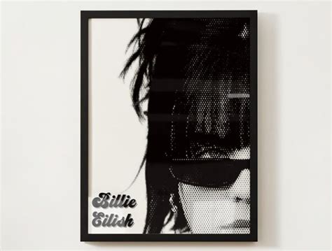 Billie Eilish, Billie Eilish Poster, Billie Eilish Album Print, Music ...