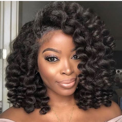 Short Crochet Hairstyles With Curly Hair