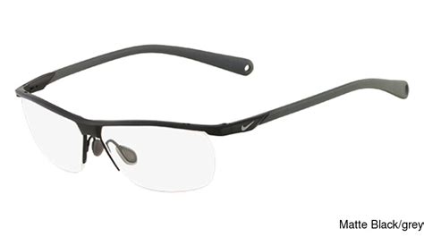 Buy Nike 6055 1 Semi Rimless Half Frame Prescription Eyeglasses