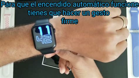 Activar Encendido Autom Tico Smartwatch Reloj Inteligente W