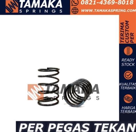 Jual Per Spring Pegas Tekan OD 15mm Kawat 1 5mm Panjang 30mm Baja Di