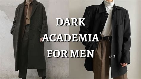 Dark Academia And Light Academia Outfits For Men And Inspiration Youtube