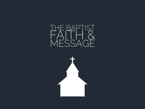 The Baptist Faith And Message Series Mountain Creek Baptist Church