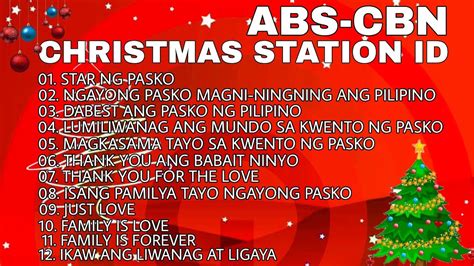 Abs Cbn Christmas Station Id 2009 2020 Nonstop Playlist Youtube