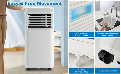 Amazon PETSITE Portable Air Conditioner 10000 BTU AC Cooling Unit