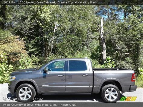 Granite Crystal Metallic 2019 Ram 1500 Limited Crew Cab 4x4 Black