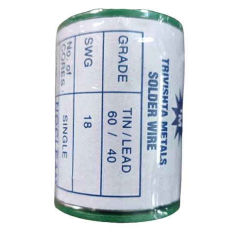 18SWG 60 40 Tin Lead Solder Wire For Soldering Applications At Rs 1950