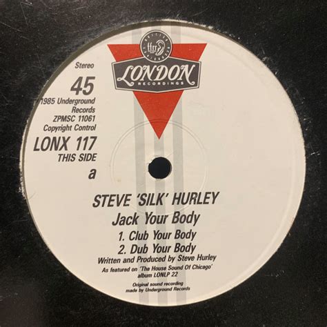 Steve Silk Hurley Jack Your Body 1985 Vinyl Discogs