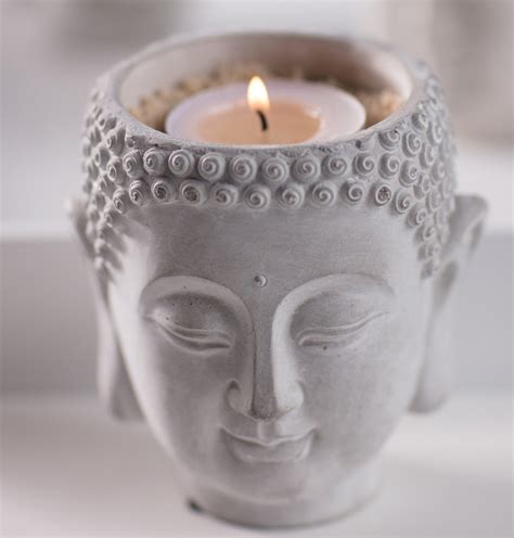 12oz Buddha Head Candle — Stone Candles