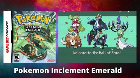 Pokemon Inclement Emerald Latest Update Pokemon Gba Rom Youtube