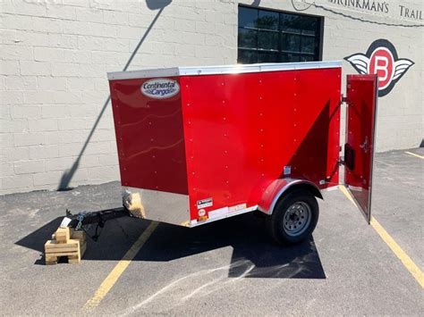 Continental Cargo 4x6 Enclosed Cargo Trailer - V-Nose Front! | Brinkmans Trailers in Minneapolis ...