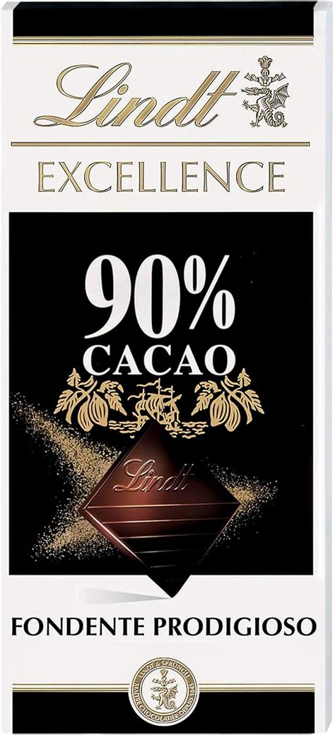 Lindt Excellence Tavoletta Di Cioccolato Fondente Cacao Formato