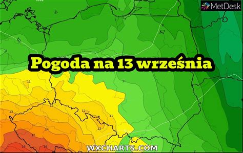 Pogoda na 13 września 2022 Kolejny front opady wkroczą do Polski Fani