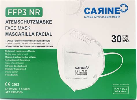 Radecker Notfallmedizin Atemschutzmaske FFP3 NR Faltmaske Carine