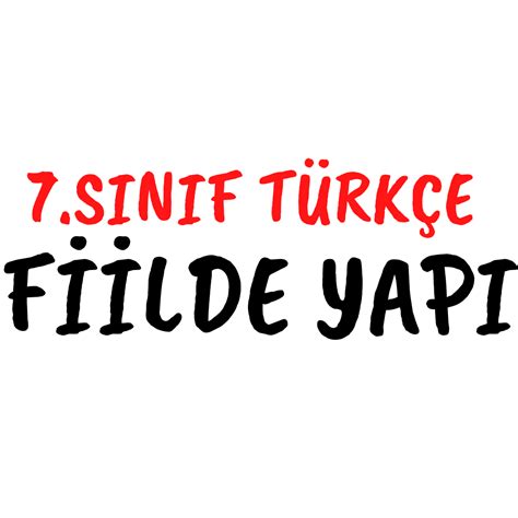 S N F T Rk E Fiilde Yap Evdeki Hocam