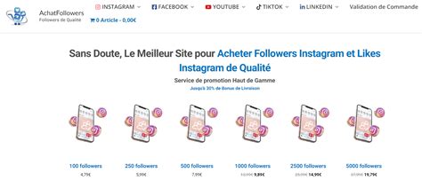 Top Des Plateformes Pour Acheter Des Followers Sur Instagram