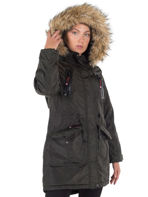 Canada Weather Gear Women S Insulated Parka Ebay